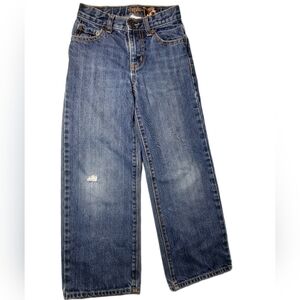 Old Navy Slim Regular Cut Size 8 Boys Denim Faded Distressed Jeans